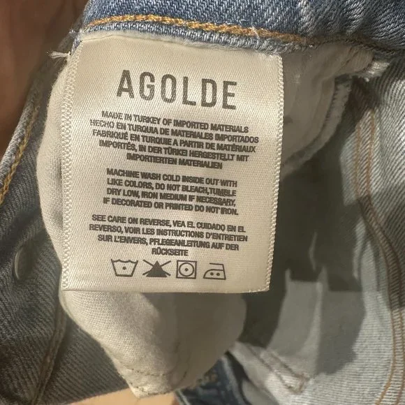 EUC Agolde Riley Straight Leg Crop - 24 - Picture 7 of 9